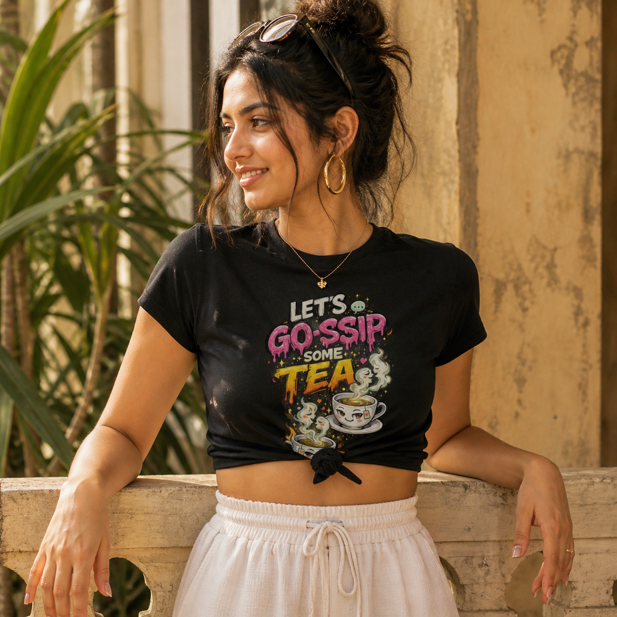 Women's Baby Tea-Shirt - Gossip